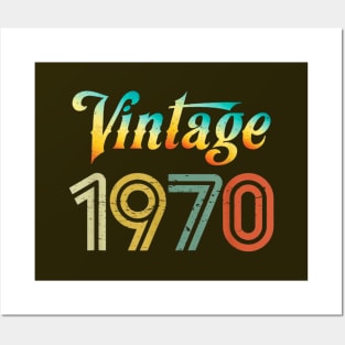 Vintage 1970 Birthday Posters and Art